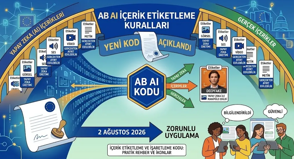 AB AI İçerik Etiketleme Kuralları: Yeni Kod Açıklandı