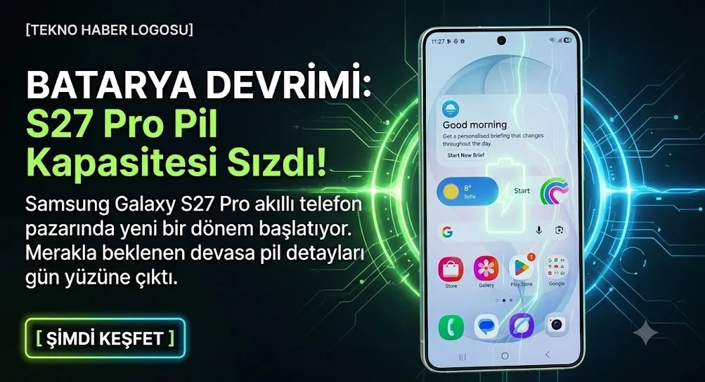 Akıllı Telefon Pazarında Batarya Devrimi: Samsung Galaxy S27 Pro'nun Pil Kapasitesi Sızdı!