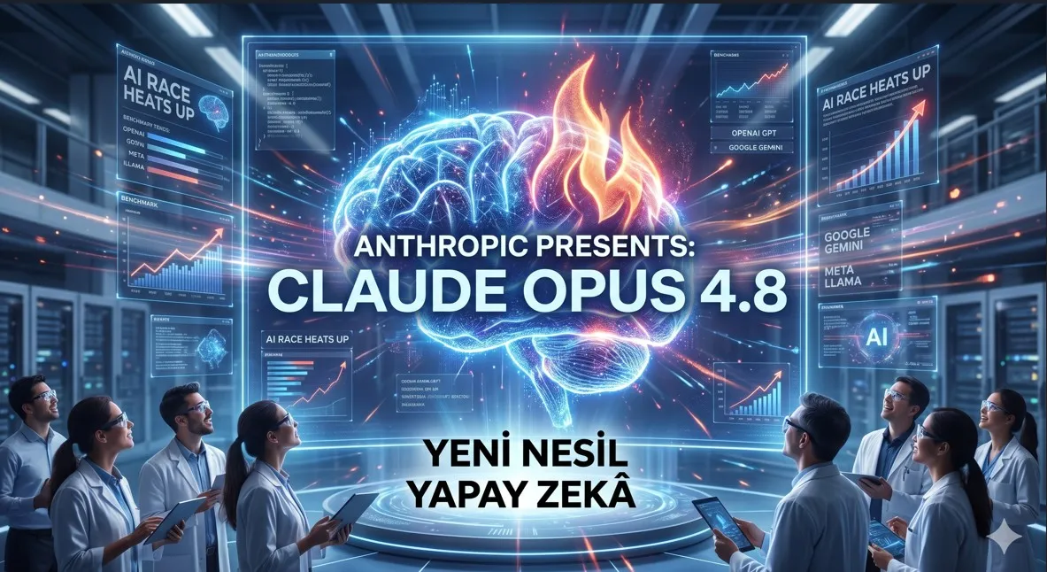 Anthropic Claude Opus 4.8’i Tanıttı: AI Yarışı Kızışıyor
