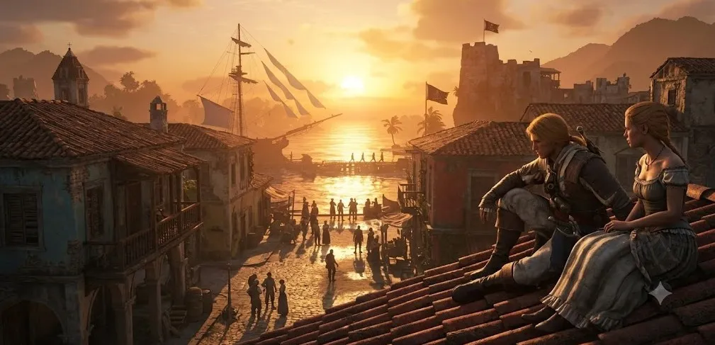 Assassin’s Creed Black Flag Resynced’den Yeni Sahne Yayınlandı: Edward ve Caroline Yeniden Karşı Karşıya