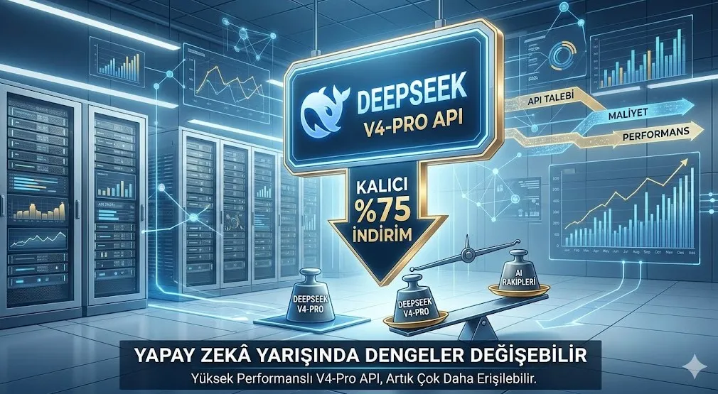 DeepSeek,V4-Pro API Fiyatlarını Kalıcı Olarak Düşürdü: Yapay Zekâ Yarışında Dengeler Değişebilir