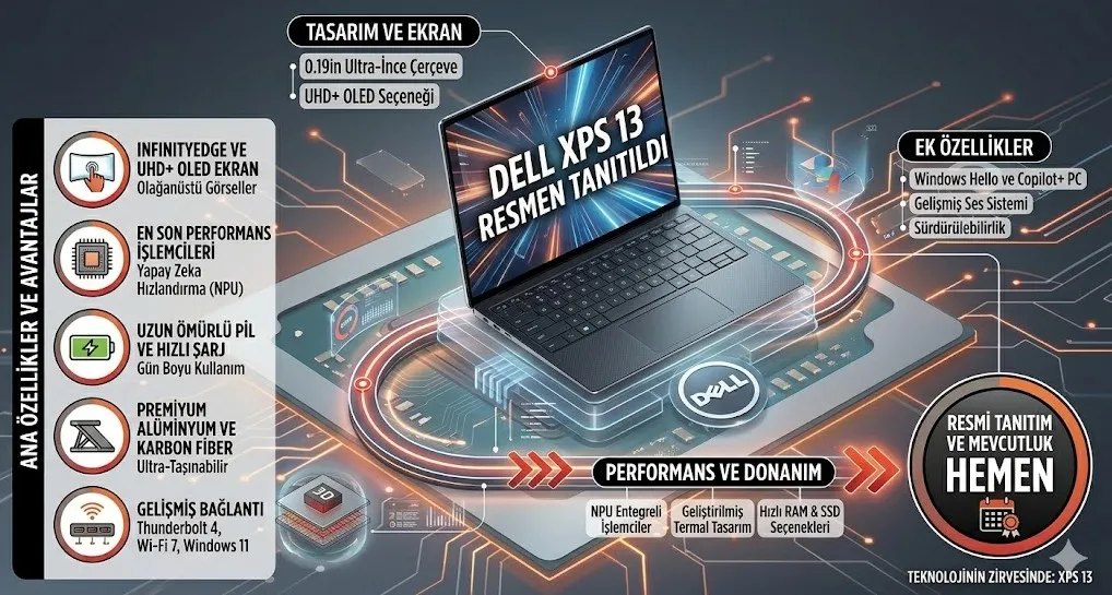 Dell XPS 13 Resmen Tanıtıldı: 599 Dolarlık Fiyatıyla MacBook Neo'ya Güçlü Rakip