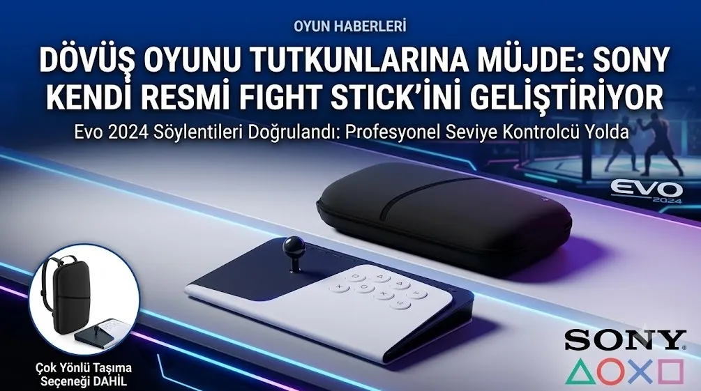 Dövüş Oyunu Tutkunlarına Müjde: Sony Kendi Resmi Fight Stick'ini Geliştiriyor