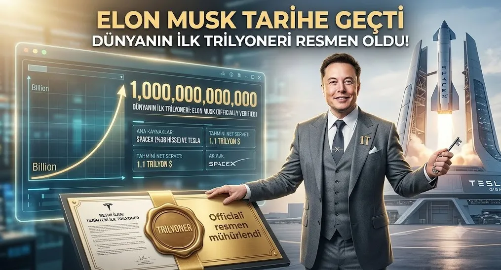 Elon Musk Tarihe Geçti: Dünyanın İlk Trilyoneri Resmen Oldu mu?
