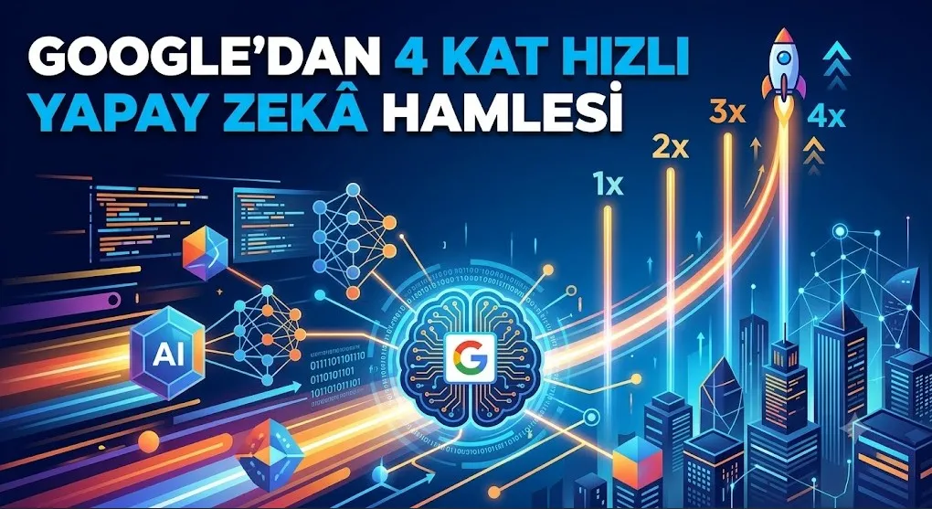 Google’dan 4 Kat Hızlı Yapay Zekâ Hamlesi