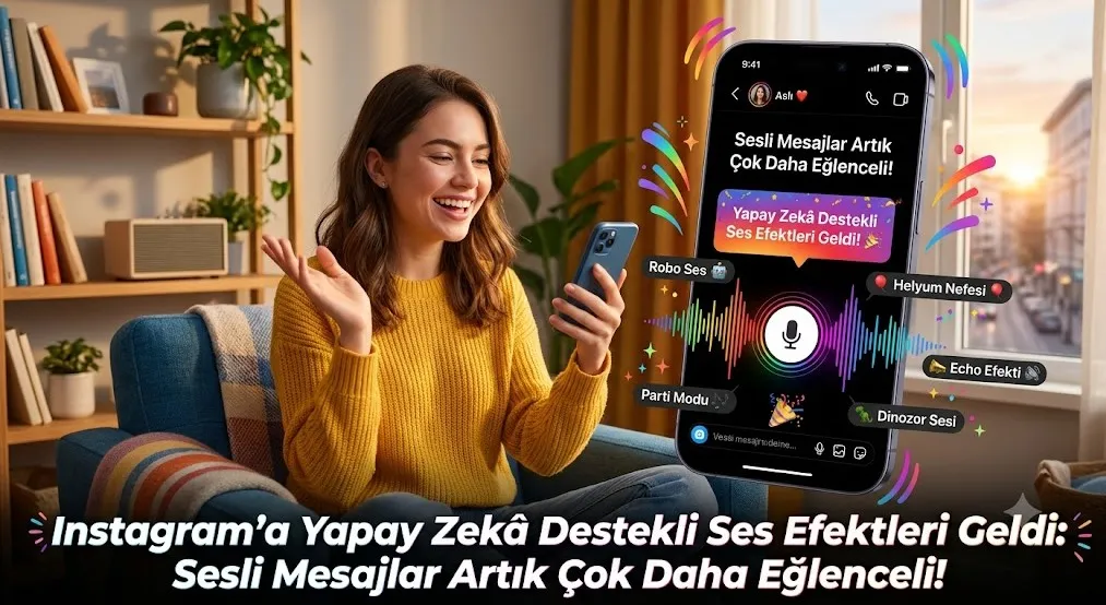 Instagram’a Yapay Zekâ Destekli Ses Efektleri Geldi