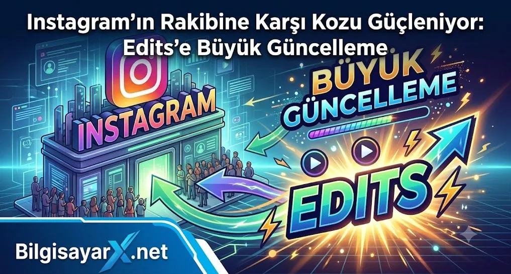 Instagram’ın Rakibine Karşı Kozu Güçleniyor: Edits’e Büyük Güncelleme