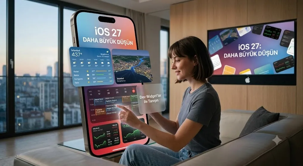 iOS 27 Widget Şoku: Apple “Aşırı Büyük” Tasarımla Kullanıcıları İkiye Bölüyor