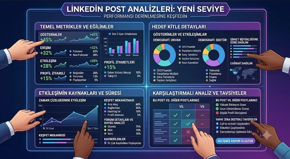LinkedIn’den Yeni Hamle: Post Performans Analizleri Artık Çok Daha Detaylı