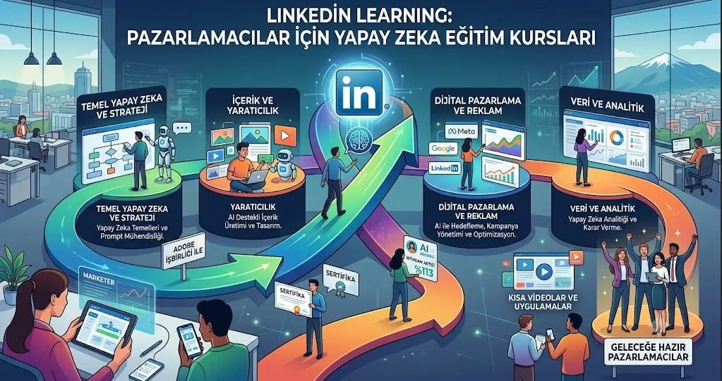 LinkedIn, Marketerlar İçin AI Eğitim Kursları Başlattı