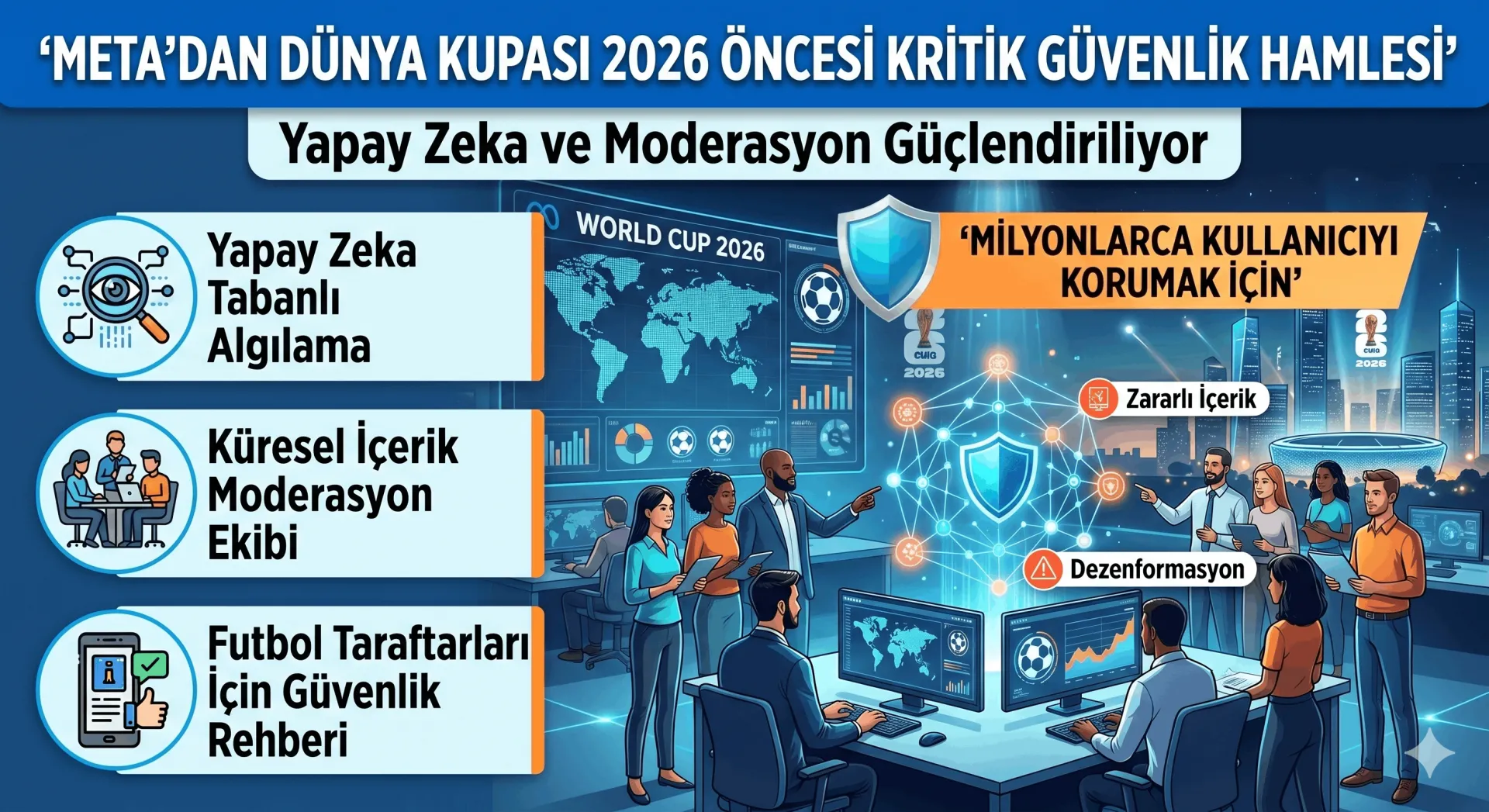 Meta’dan Dünya Kupası 2026 Öncesi Kritik Güvenlik Hamlesi