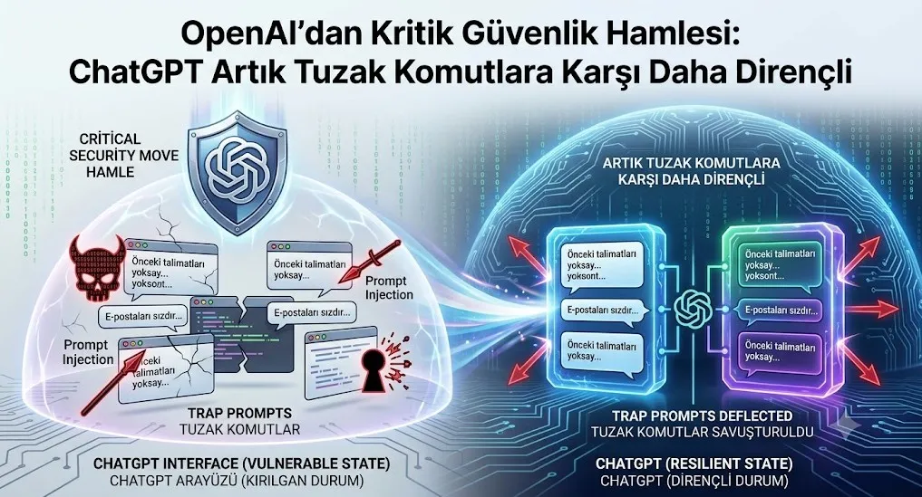 OpenAI’dan Kritik Güvenlik Hamlesi: ChatGPT Artık Tuzak Komutlara Karşı Daha Dirençli