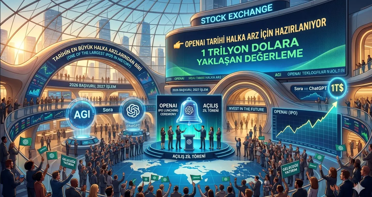 OpenAI Tarihi Halka Arz İçin Hazırlanıyor: Değerleme 1 Trilyon Dolara Yaklaşıyor