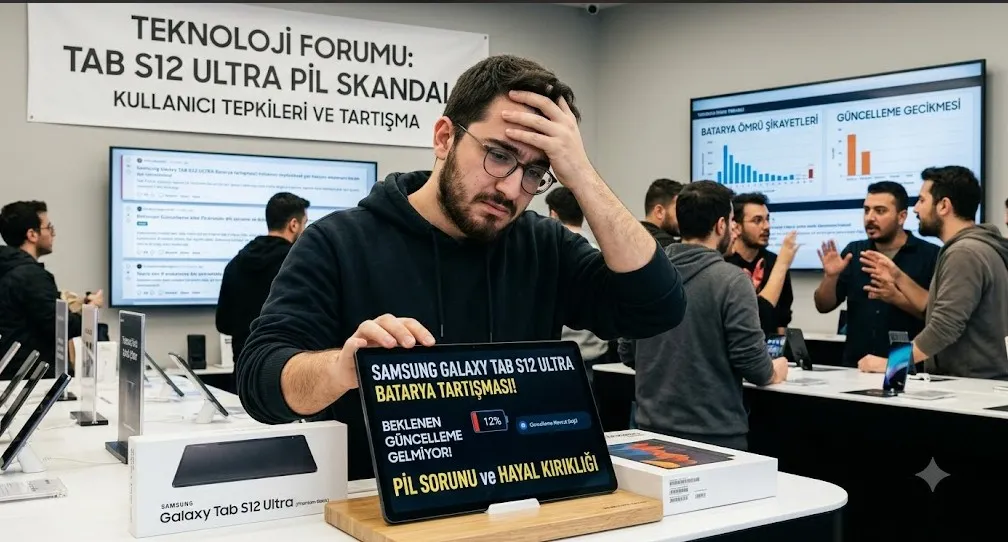 Samsung Galaxy Tab S12 Ultra Hayal Kırıklığı mı? Batarya Detayı Kullanıcıları Şaşırtabilir