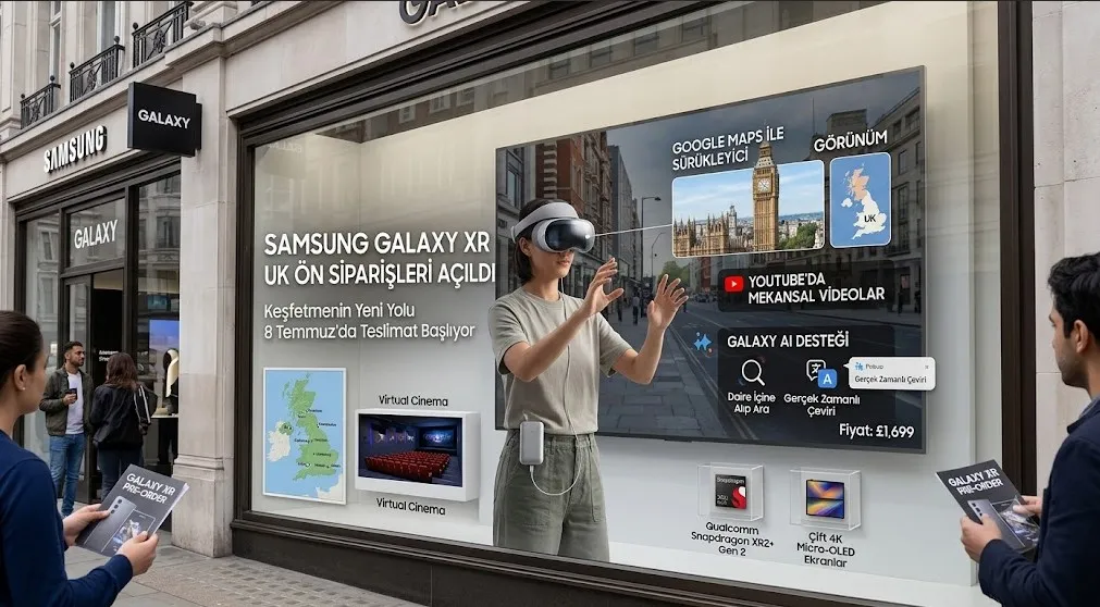Samsung Galaxy XR UK Ön Siparişleri Açıldı