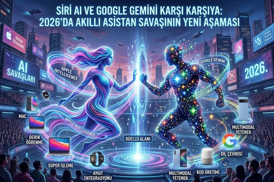 Siri vs Gemini Savaşı Kızışıyor: Apple’ın Yeni AI Asistanı Google’a Ne Kadar Yakın?