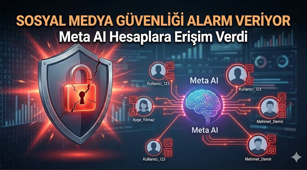 Sosyal Medya Güvenliği Alarm Veriyor: Meta AI Hesaplara Erişim Verdi