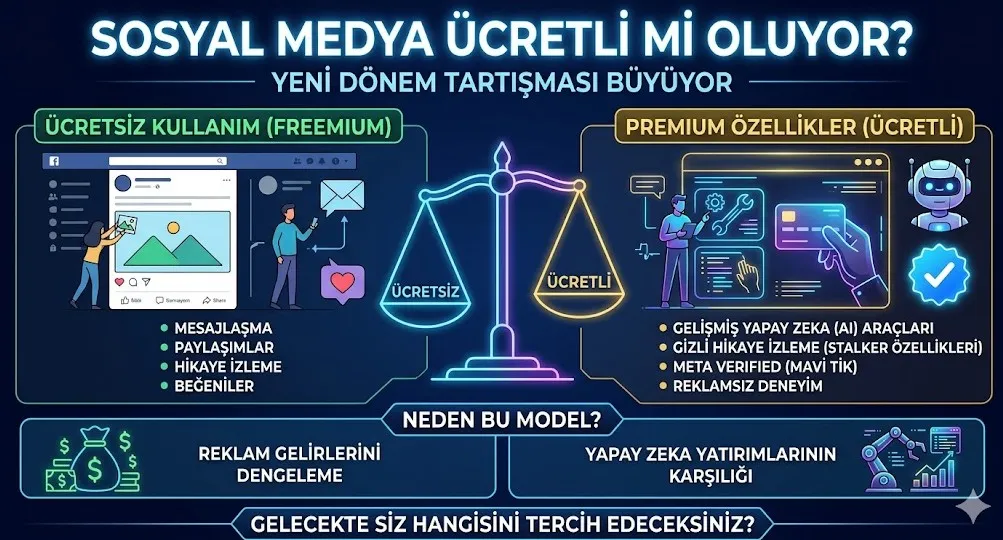 Sosyal Medya Ücretli mi Oluyor? Yeni Dönem Tartışması Büyüyor