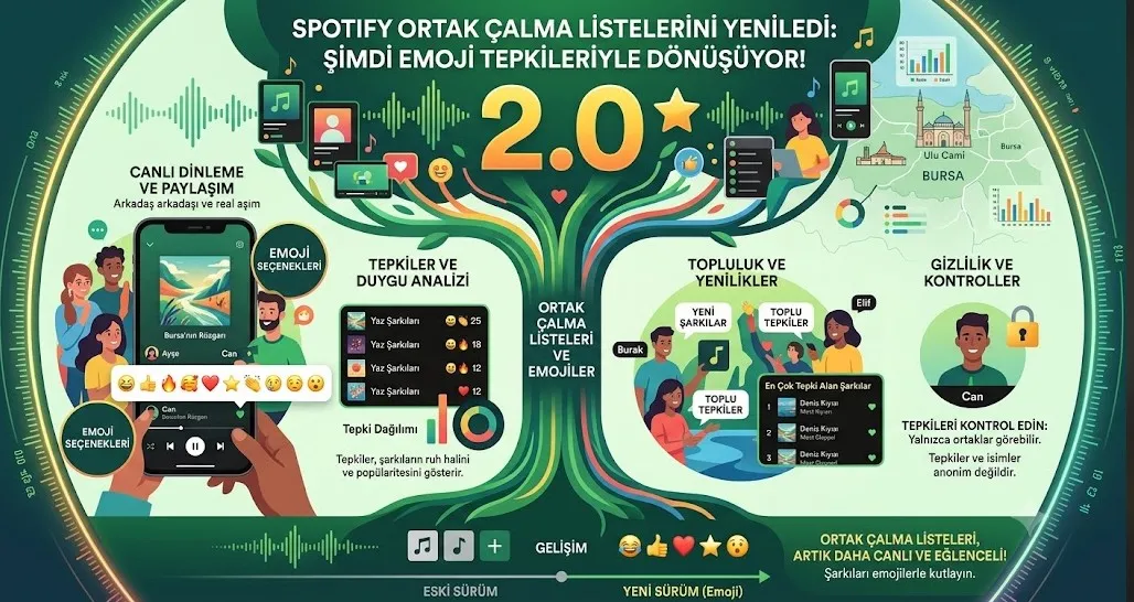 Spotify Ortak Çalma Listelerine Emoji Desteği Getirdi