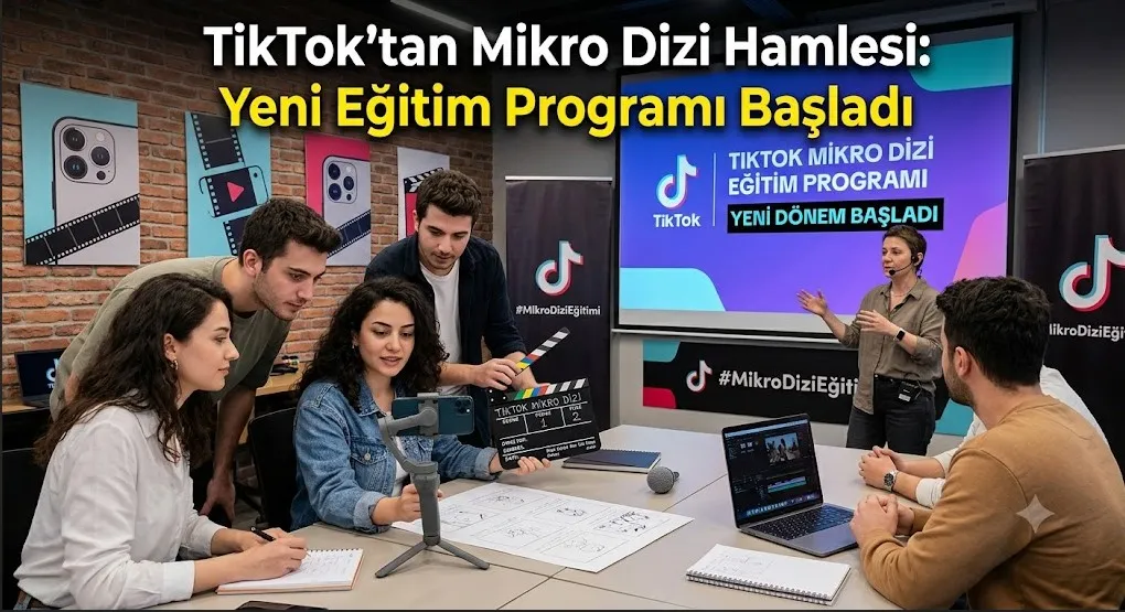 TikTok’tan Mikro Dizi Hamlesi: Yeni Eğitim Programı Başladı