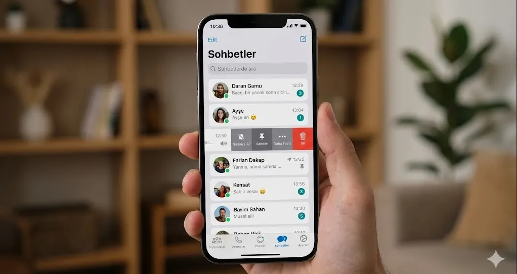 WhatsApp iOS’ta Sohbet Listesini Baştan Aşağı Değiştiriyor