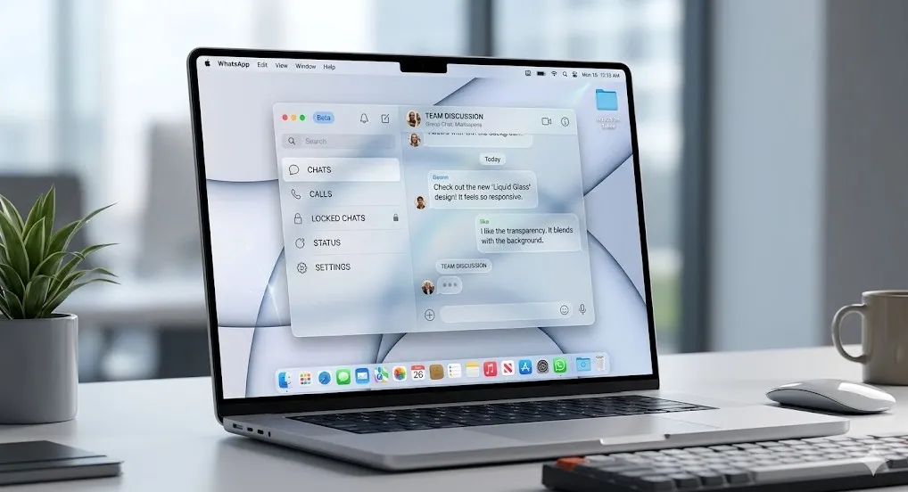 WhatsApp Mac Uygulaması Yenileniyor: Liquid Glass Arayüzü Test Ediliyor