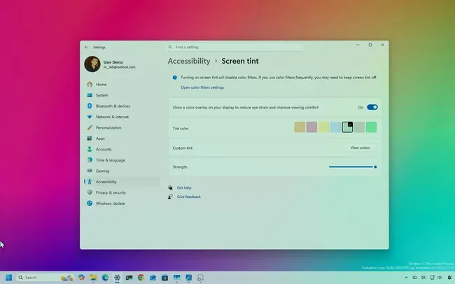 Windows 11’e Göz Yorgunluğunu Azaltacak Yeni Özellik Geliyor: Saatlerce Ekrana Bakanlar Sevinecek