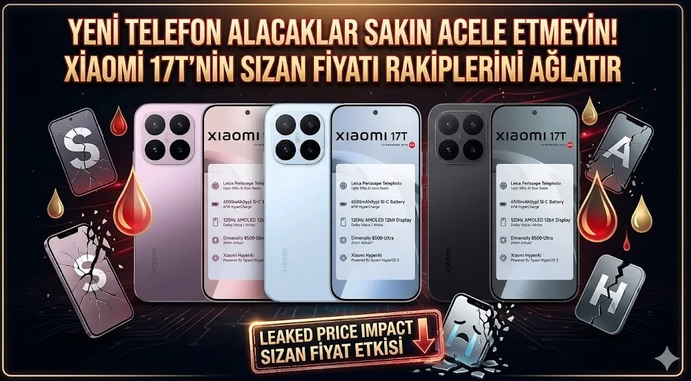 Yeni Telefon Alacaklar Sakın Acele Etmeyin! Xiaomi 17T’nin Sızan Fiyatı Rakiplerini Ağlatır